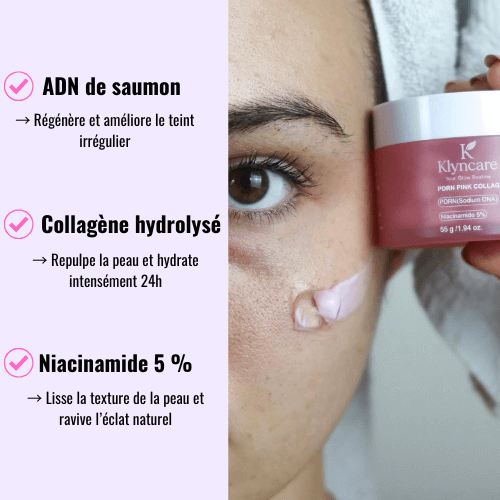 Crème au Collagène Rose – Peau Lisse, Repulpée & Glow en 7 jours